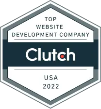 Top Website Development Company from Clutch USA 2022 Badge - SellixDigital